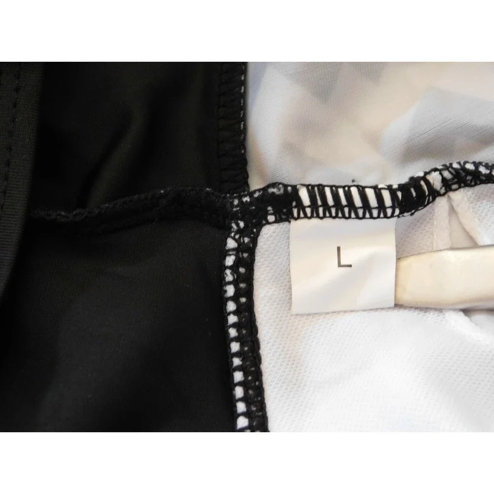 Unbranded Tankini L Women's Black, White Swim Suit Top Size L